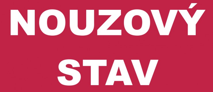 Informace o vyhlášení nouzového stavu