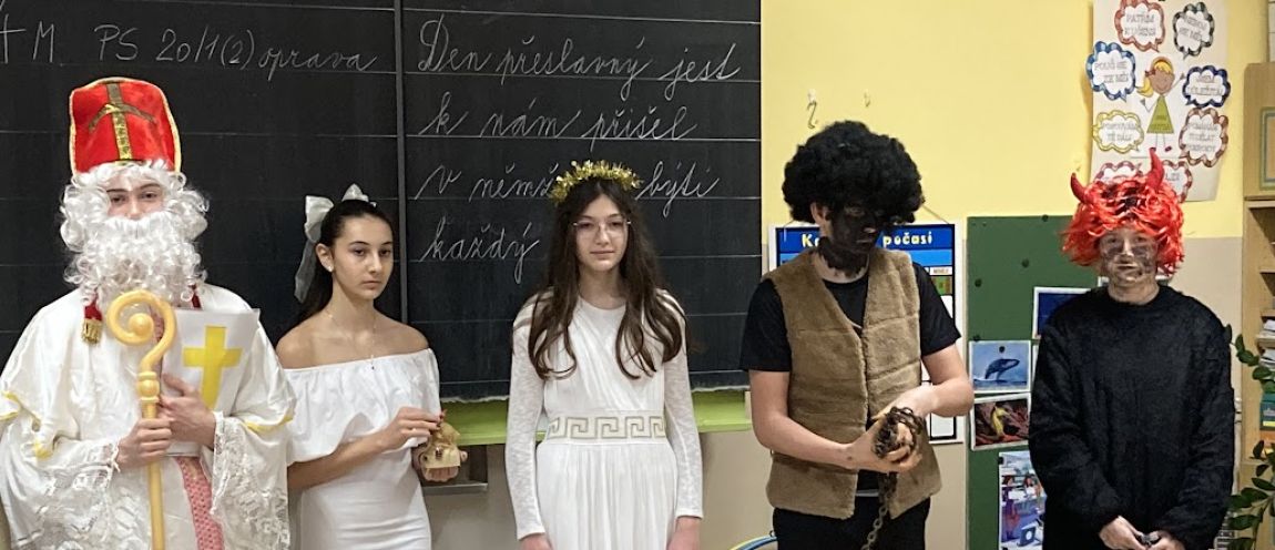 Návštěva Mikuláše ve 4. třídě