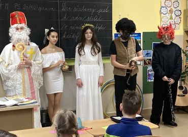 Obrázek k aktualitě Návštěva Mikuláše ve 4. třídě