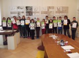 Fotogalerie 30.1.2013 - V. třída na lektorských programech v Zámku Kinských - Herbář, foto č. 2